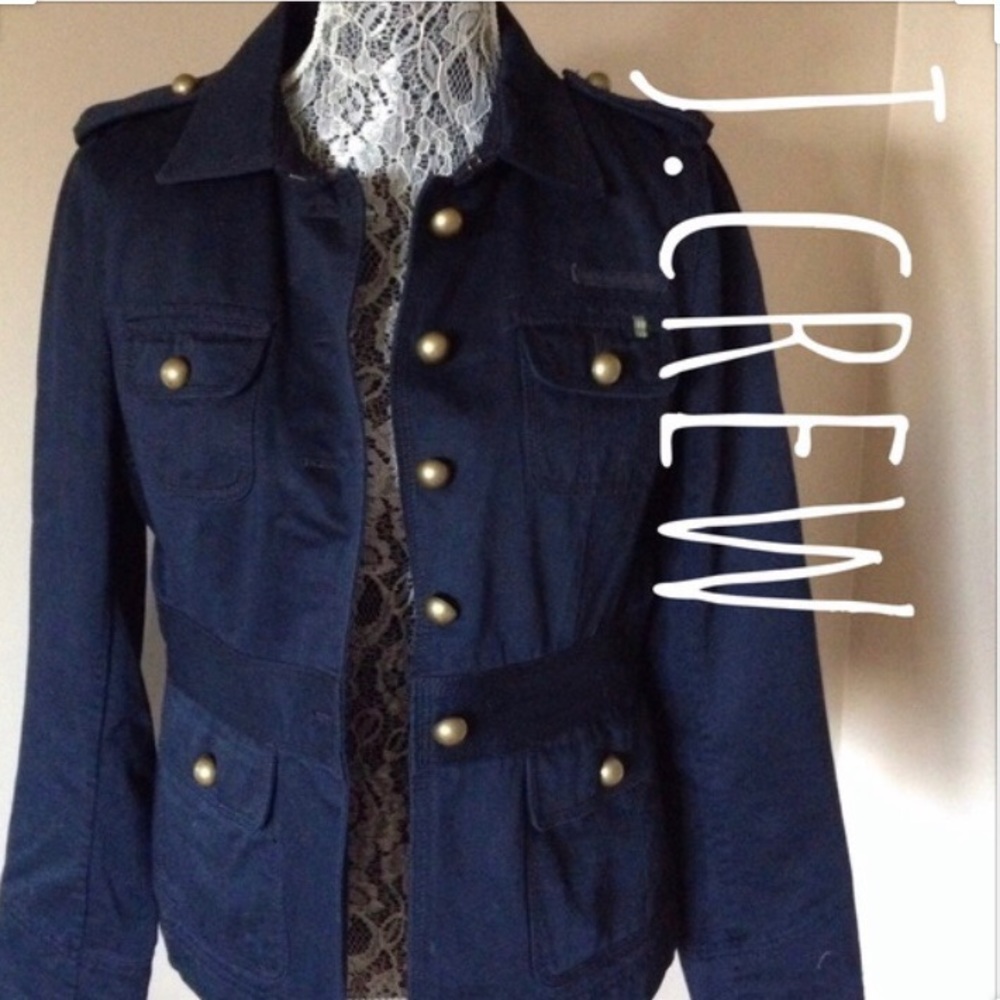 J Crew Military Style Jacket (xs)